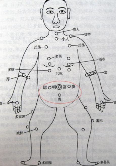 痣相图解大全男全身_痣相图解大全全身,第14张